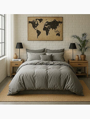Housse de couette 100% percale de coton