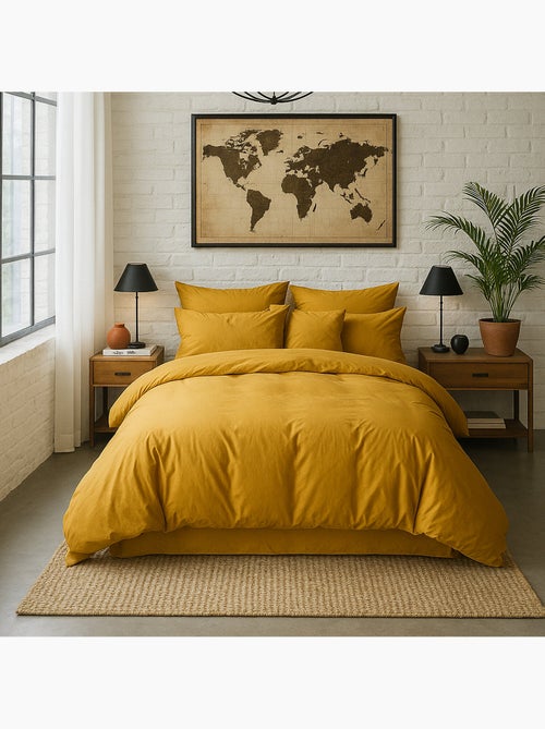Housse de couette 100% percale de coton - Kiabi Housse de couette 100% percale de coton - Kiabi