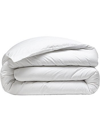 Housse de couette 100% percale de coton lavé 80fils/cm2