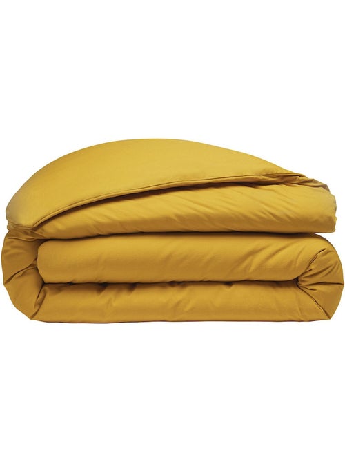 Housse de couette 100% percale de coton lavé 80fils/cm2 - Kiabi
