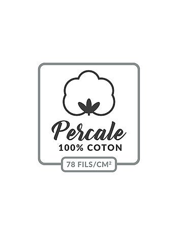 Housse de couette 100% percale de coton origine