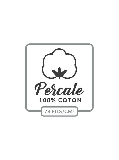 Housse de couette 100% Percale de Coton ORIGINE - Kiabi