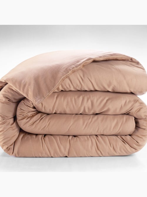 Housse de couette 100% satin de coton 105 fils uni - Kiabi