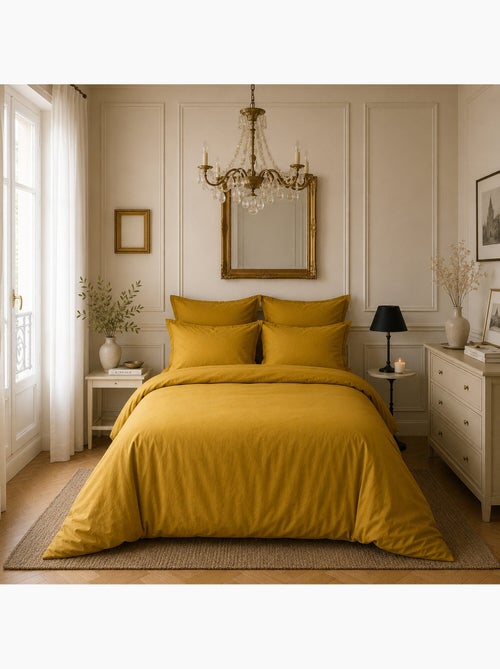 Housse de couette 100 % satin de coton desir - Kiabi