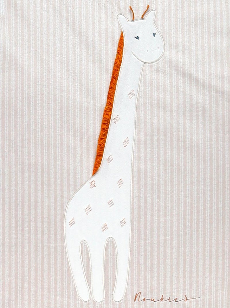 Housse de couette 100 x 140 cm en veloudoux, Noukie's Beige - Kiabi