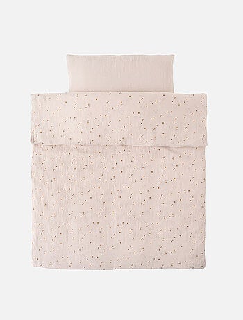 Housse de couette 100 x 140 cm, Mousseline de coton Noukie's