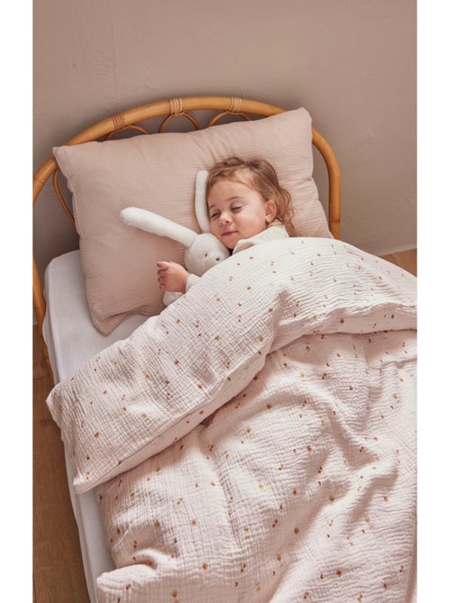 Housse de couette 100 x 140 cm, Mousseline de coton Noukie's - Kiabi