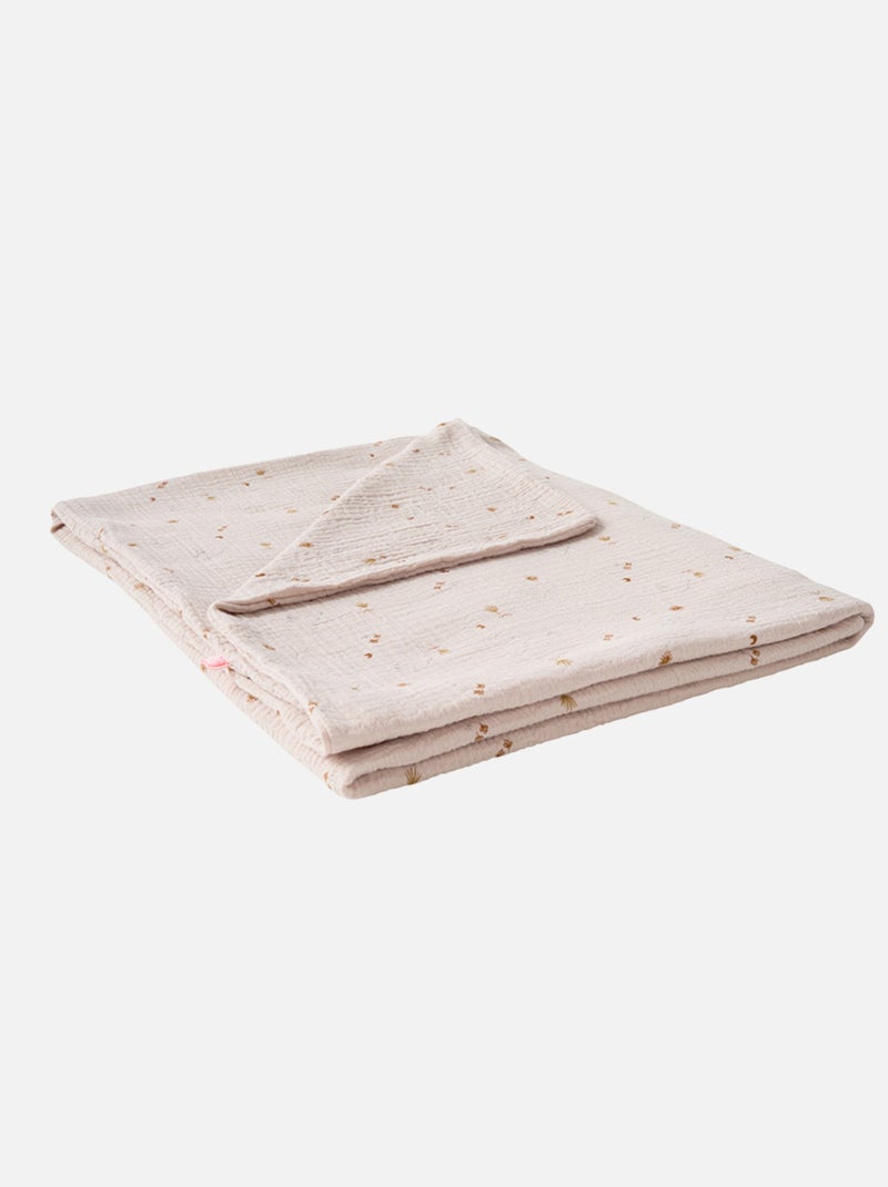 Housse de couette 100 x 140 cm, Mousseline de coton Noukie's Beige - Kiabi