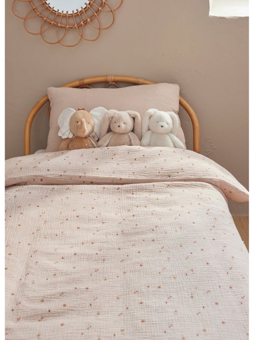 Housse de couette 100 x 140 cm, Mousseline de coton Noukie's - Kiabi