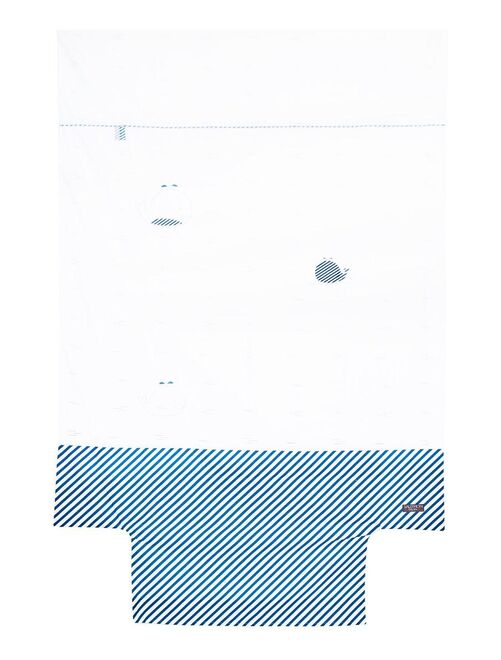 Housse de couette 100x135cm en coton blanc - SAUTHON - Kiabi