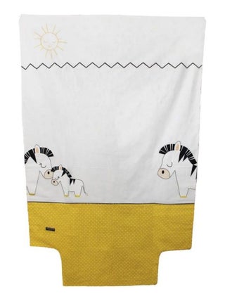 Housse de couette 100x135cm en coton blanc - SAUTHON