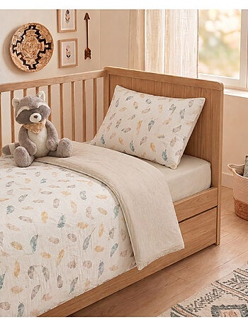 Housse de couette 100x140cm, coton bio noukie's