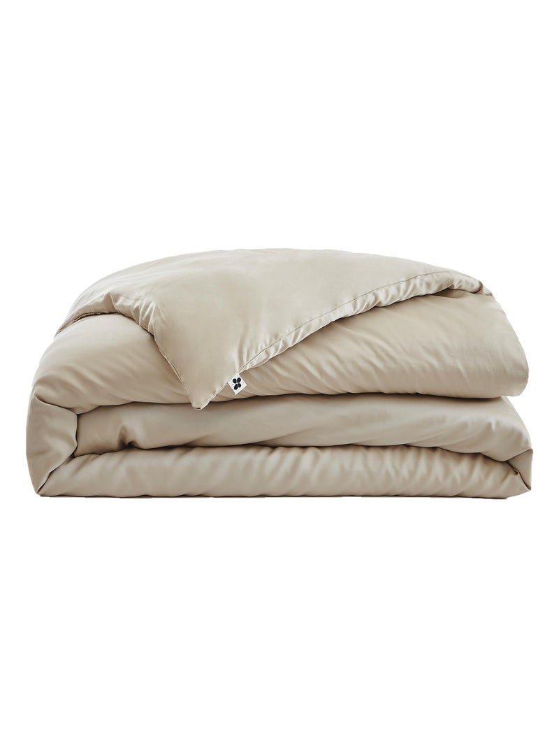 Housse de couette 120 fils Salome Vert clair - Kiabi