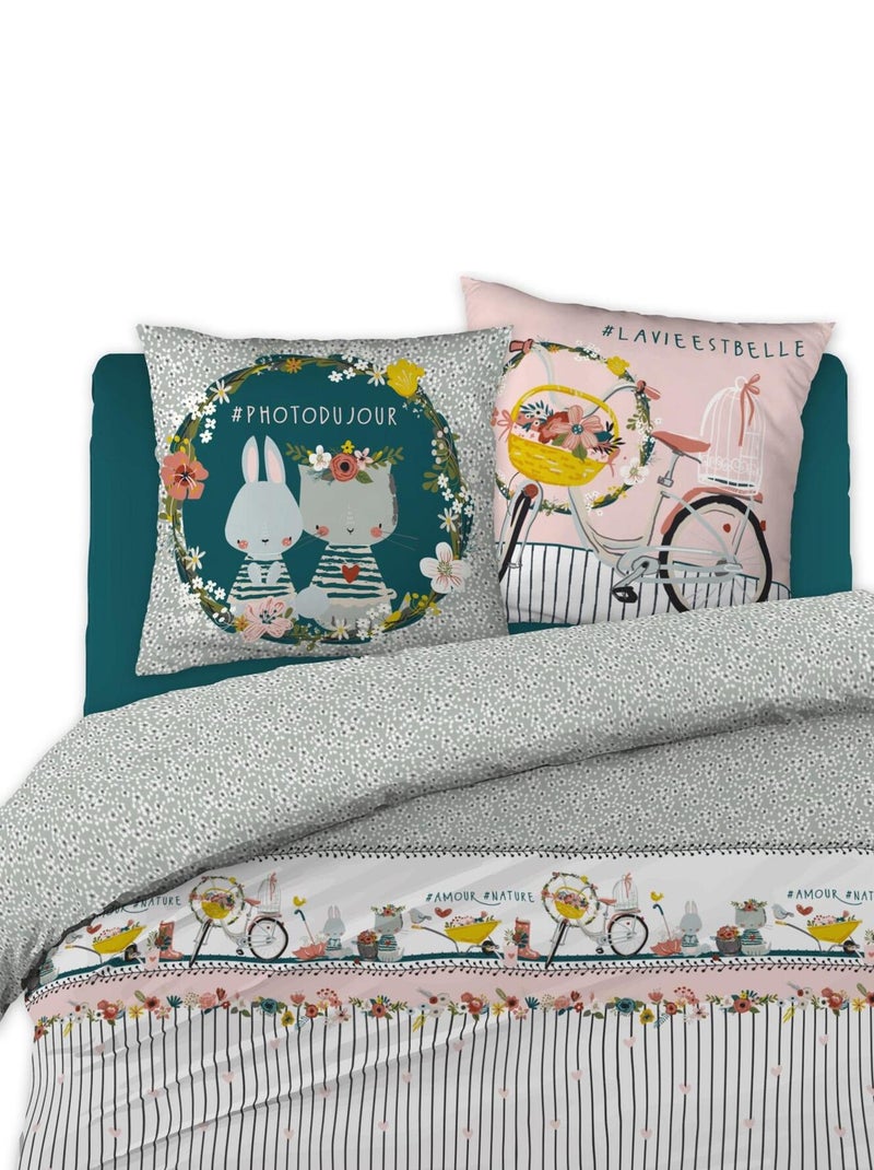 Housse De Couette 140x200 Automne Feuille D'érable, Parure De Lit