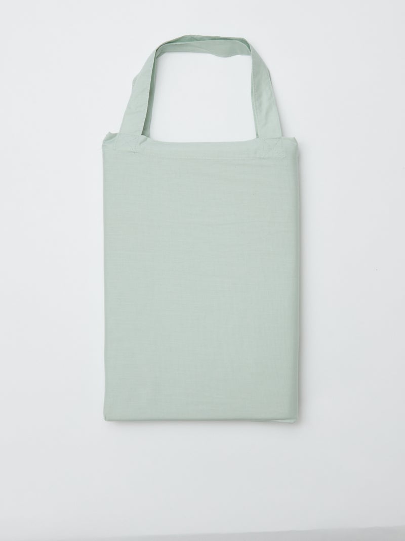 Housse de couette (140 x 200cm) - Kiabi Home Bleu turquoise - Kiabi