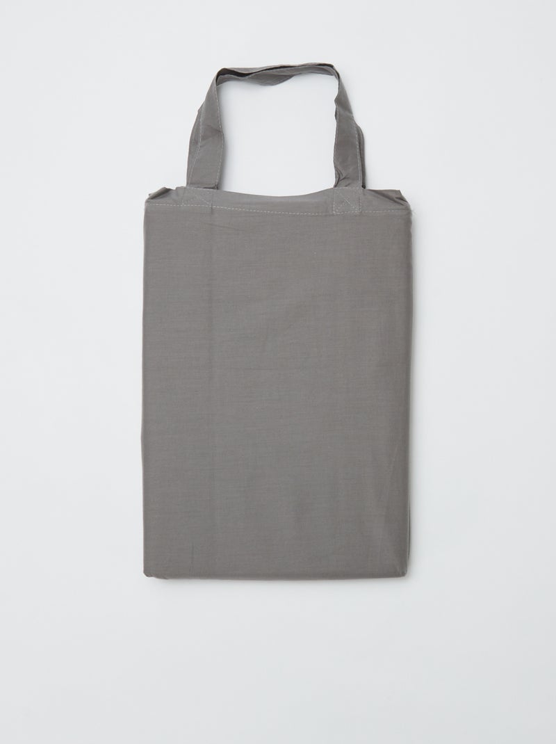 Housse de couette (140 x 200cm) - Kiabi Home Gris - Kiabi