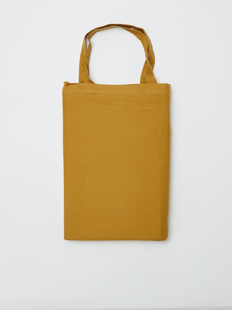 Housse de couette (140 x 200cm) - Kiabi Home JAUNE - Kiabi