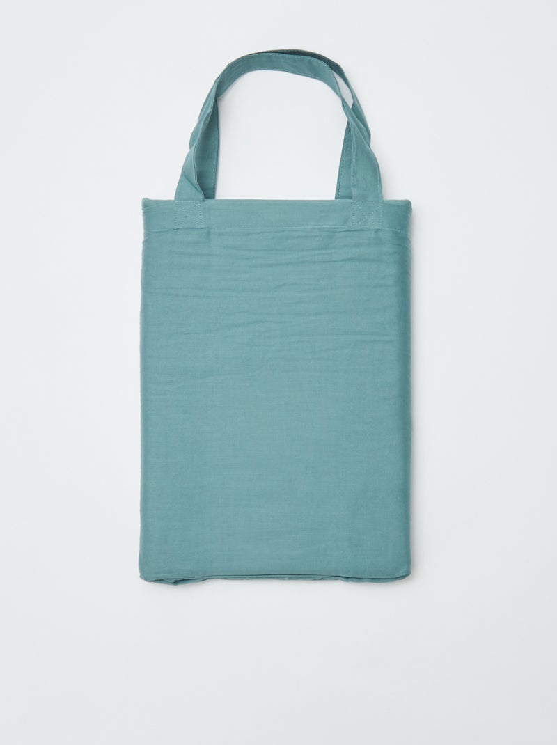 Housse de couette (140 x 200cm) - Kiabi Home Vert - Kiabi