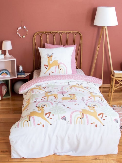 Housse de couette 140x200 + 1 taie BAMBINA - Kiabi