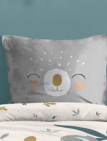 Housse de couette 140x200 + 1 taie coton 57 fils