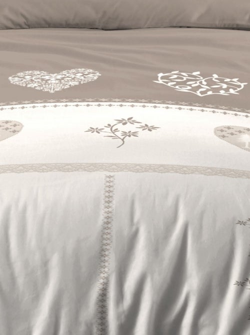Housse de couette 140x200 + 1 taie coton 57 fils - Kiabi Housse de couette 140x200 + 1 taie coton 57 fils - Kiabi