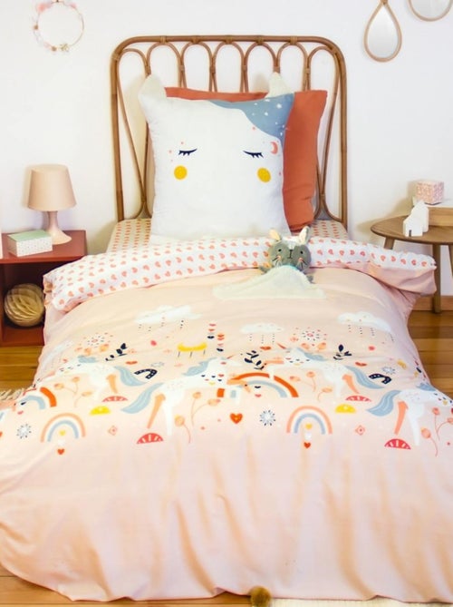 Housse de couette 140x200 + 1 taie Féerique - Kiabi