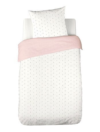Housse de couette 140x200 + 1 taie LIBERTY en gaze de coton