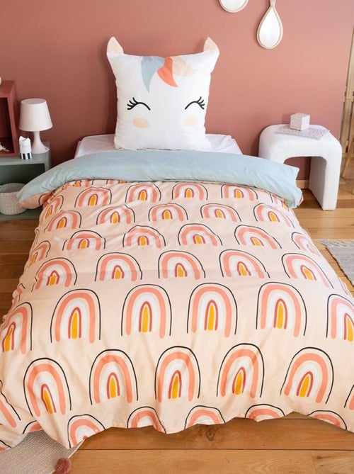 Housse de couette 140x200 + 1 taie Marana microfibre - Kiabi
