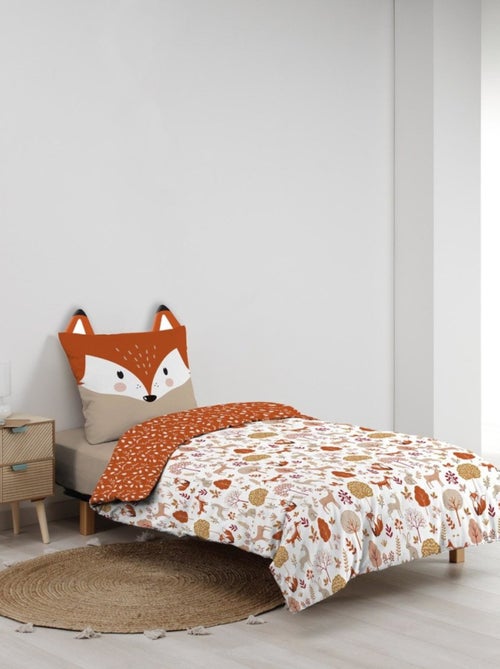 Housse de couette 140x200 + 1 taie ROXY 100% coton - Kiabi