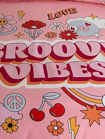 Housse de couette 140x200 + 1 taie VIBES