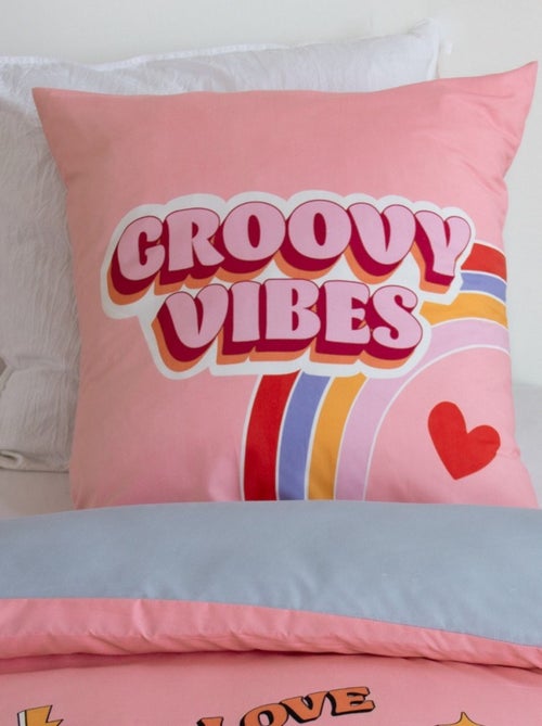 Housse de couette 140x200 + 1 taie VIBES - Kiabi