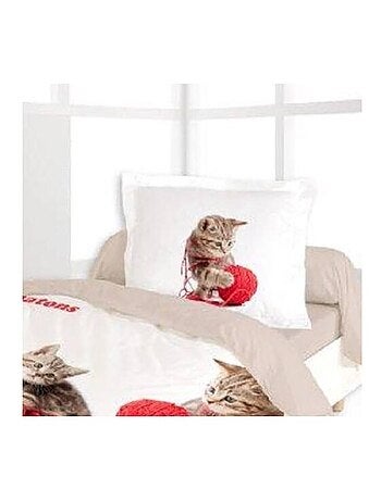 Housse de couette 140x200 CHATONS SI MIGNONS + 1 taie