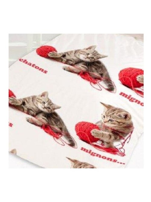 Housse de couette 140x200 CHATONS SI MIGNONS + 1 taie - Kiabi