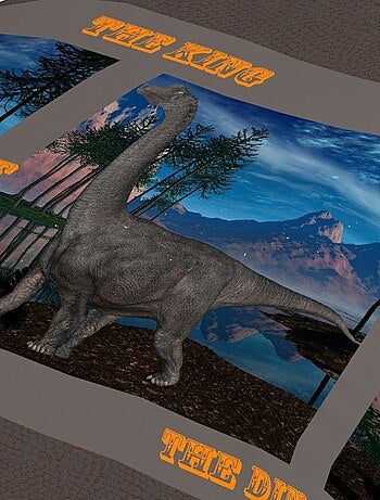 Housse de couette 140x200 DINOSAUR KING + 1 taie