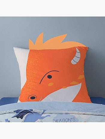 Housse de couette 140x200 Dragon + 1 taie 100% coton