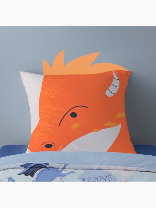 Housse de couette 140x200 Dragon + 1 taie 100% coton - Kiabi