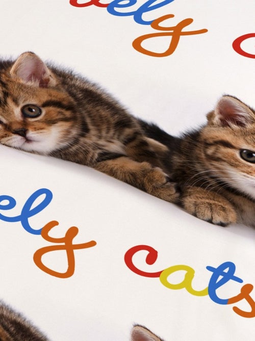 Housse de couette 140x200 Finn + taie coton 52 fils - Kiabi