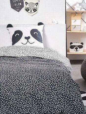 Housse de couette 140x200 Funny 2.8 + 1 taie 100% coton 57 fils