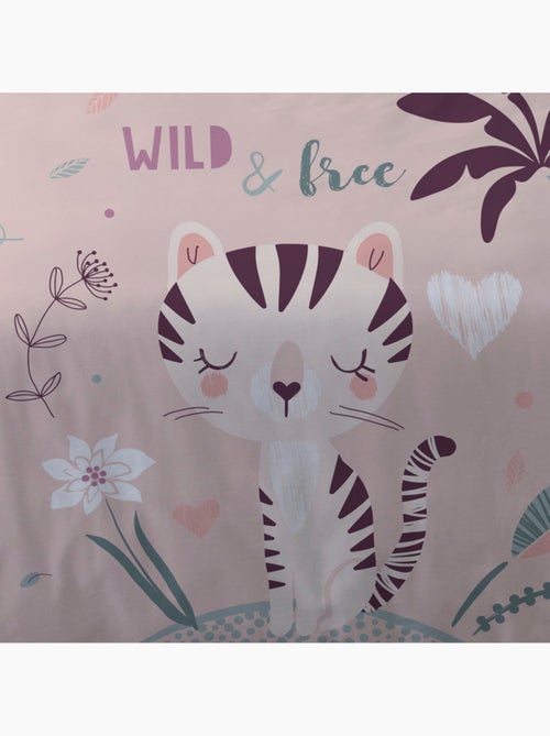 Housse de couette 140x200 Katie + 1 taie 100% coton - Kiabi