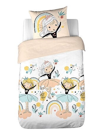 Housse de couette 140x200 Lola + taie polycoton