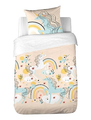 Housse de couette 140x200 Lola + taie polycoton