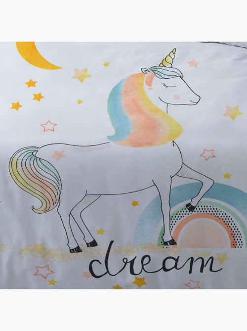 Housse de couette 140x200 Magic + 1 taie 100% coton - Kiabi
