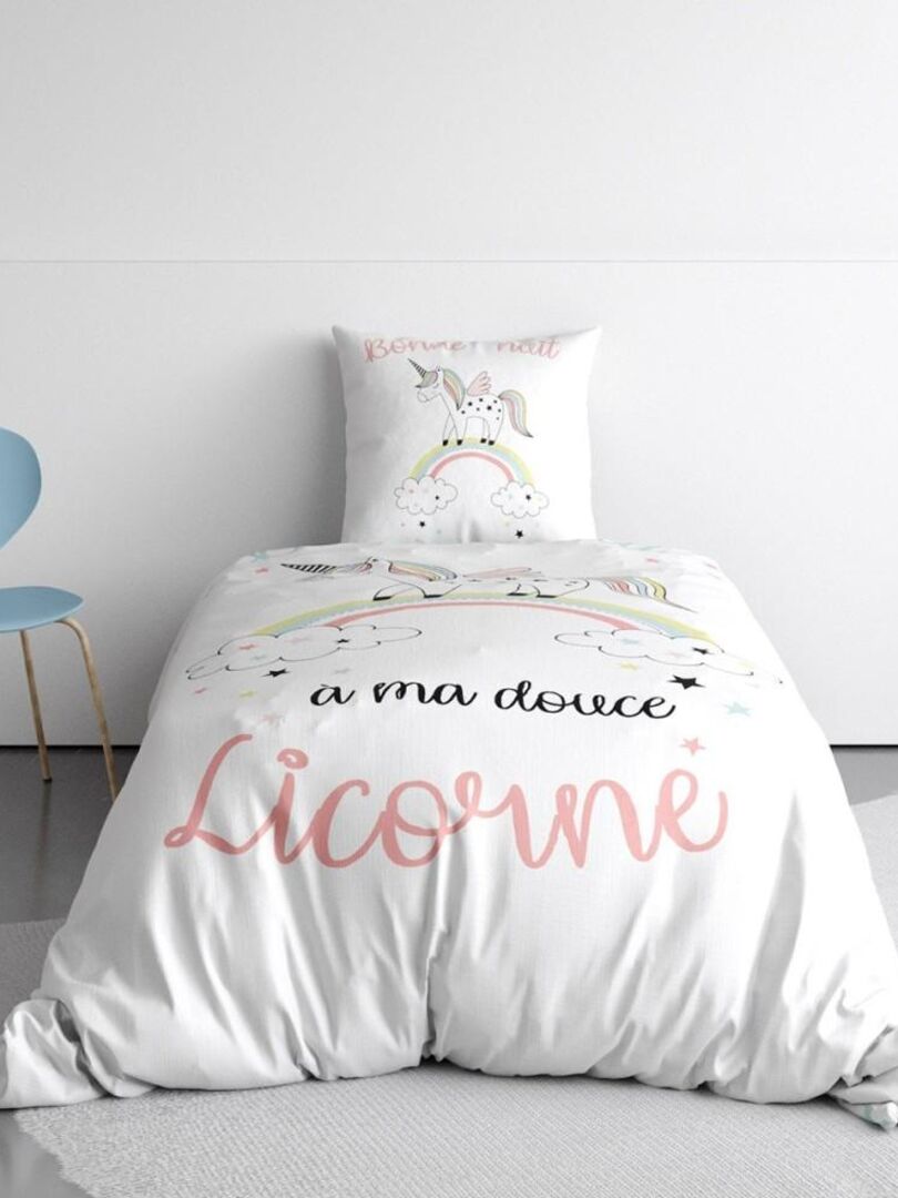 Today Housse de couette 140x200 Funny 2.7 + 1 taie 100% coton 57