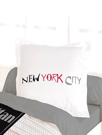 Housse de couette 140x200 MANHATTAN + 1 taie 100% coton