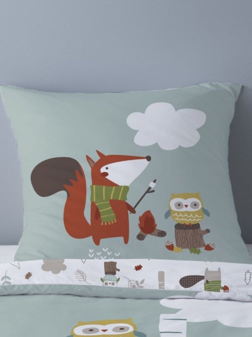 Housse de couette 140x200 NATURE CAMP + 1 taie - Kiabi