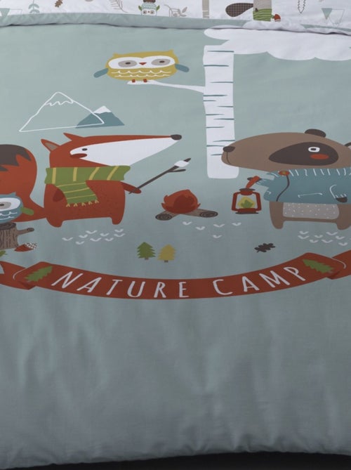 Housse de couette 140x200 NATURE CAMP + 1 taie - Kiabi