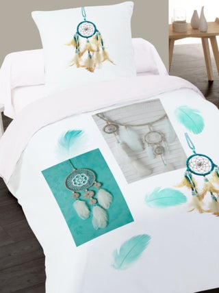 Housse de couette 140x200 NAVAJO + 1 taie 100% coton