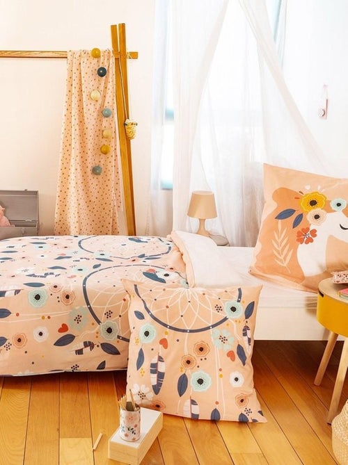 Housse de couette 140x200 Prunellia + taie 100% coton 57 fils - Kiabi