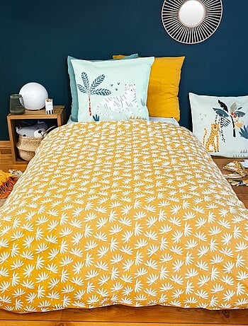 Housse de couette 140x200 réversible + 1 taie JUNGLE MANIA