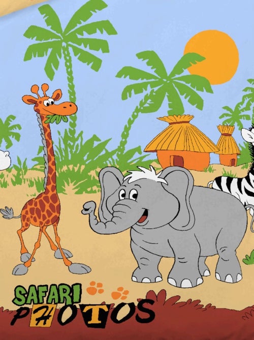 Housse de couette 140x200 SAFARI PHOTOS + 1 taie - Kiabi